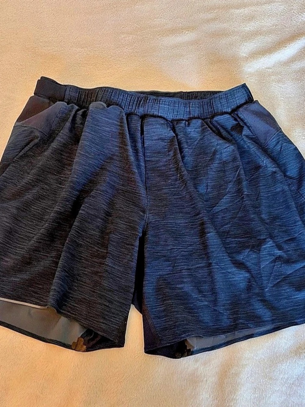 lululemon Pace Breaker Lined Short Athletic Shorts Blue XL